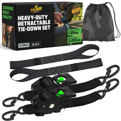 Retractable Ratchet Straps