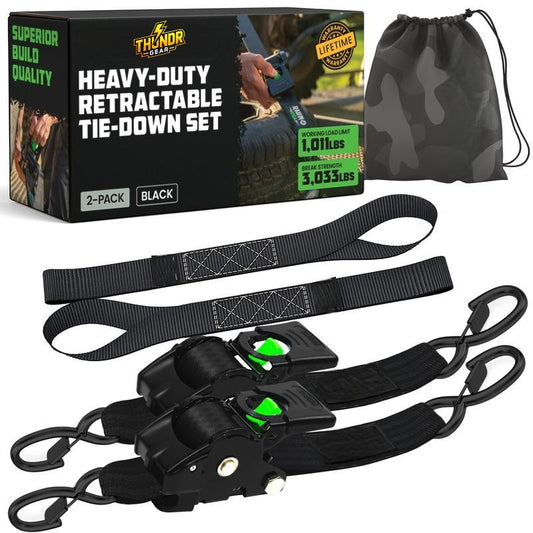 Retractable Ratchet Straps